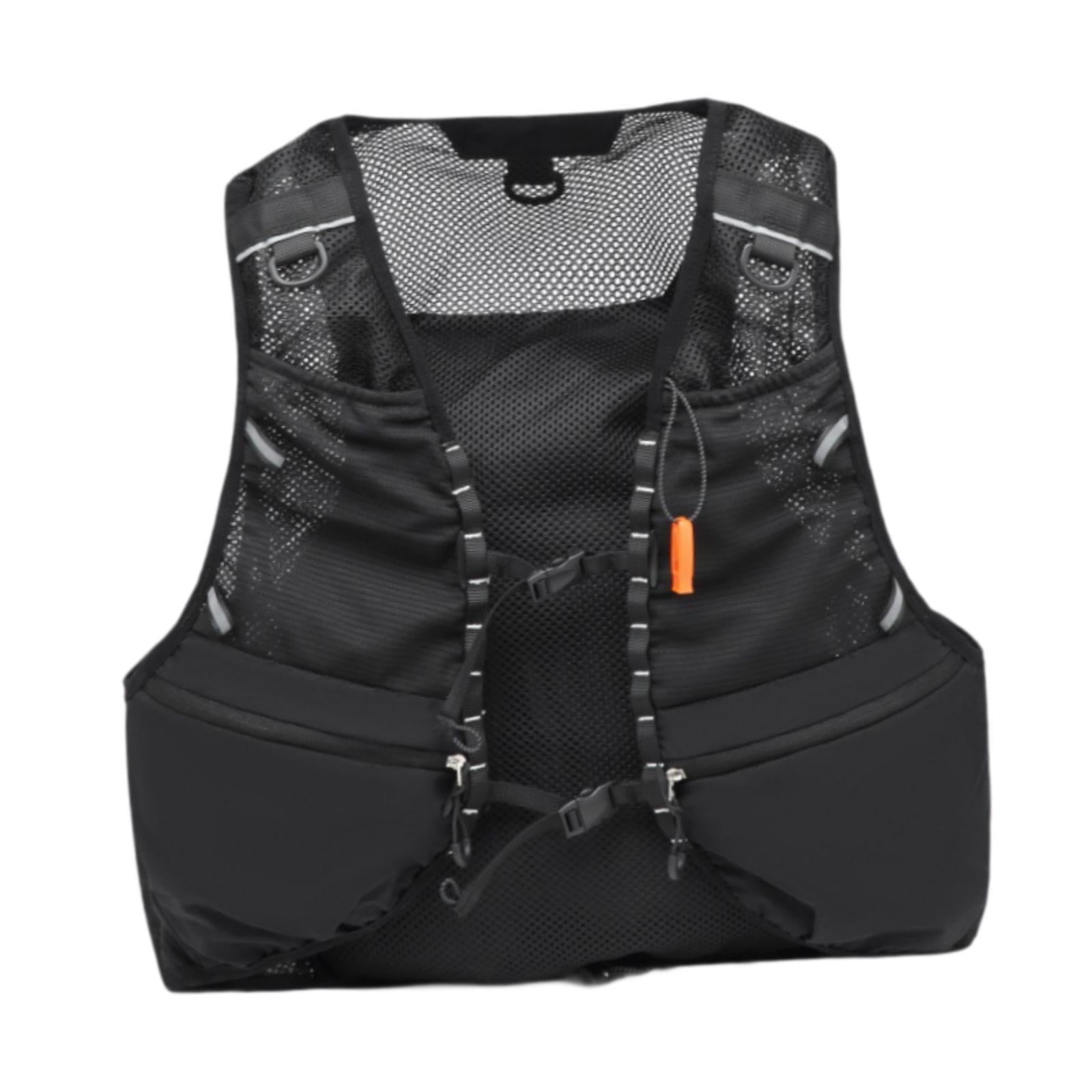 Magideal - Chaleco De Hidratación, Mochila Con Múltiples Bolsillos, Bolsa Deportiva, Mochila De Hidratación Para Ciclismo, Jogging, Carreras, Senderos Y Senderis Negro