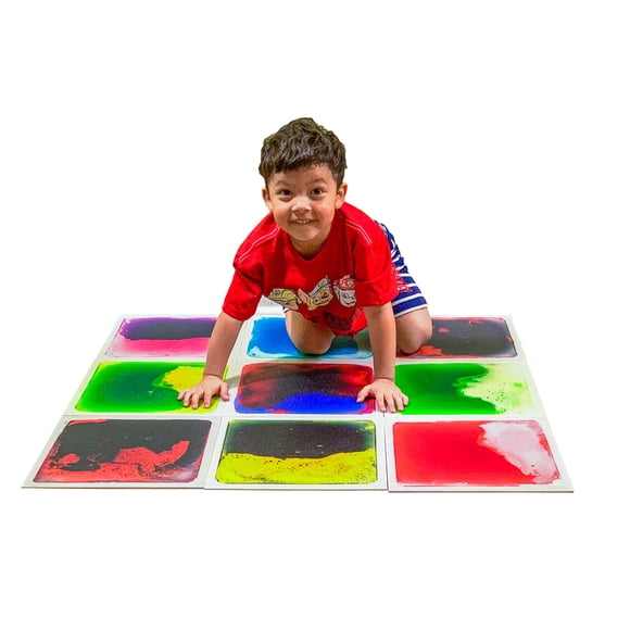 Centros de juego Liquid Fusion Art3d, 9 azulejos, 30 x 30 cm