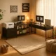 thumbnail image 3 of Escritorio Homeoffice Esquinero Forma L Oficina Convertible Negro, 3 of 6