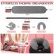 thumbnail image 5 of Almohada Cervical NK HealthCare Rellenable Gris Ajedrezado, 5 of 7