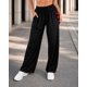 thumbnail image 1 of Pantalón Palazzo Mujer Ancho Holgado Cintura Elástica Cordón, 1 of 5