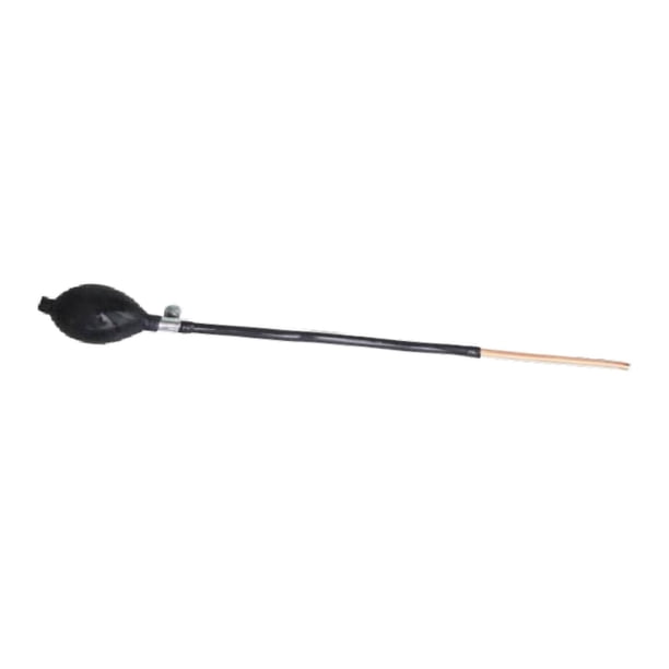 Bomba de soplado de azúcar, soplador de azúcar portátil, soplador de isomalt con tubo de cobre para expertos, aficionados a la repostería y creación d Negro 43x4cm