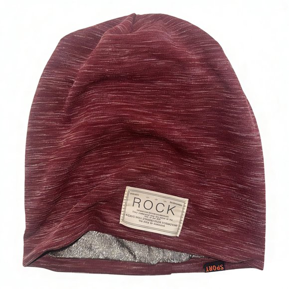 Gorro tipo beanie LukyTrge anti-EMF rojo 57 cm