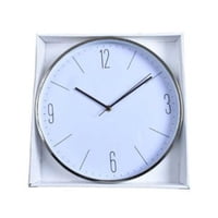 Disparo - Reloj De Pared Enchapado Marco Plano 30Cm Decoracion Hogar