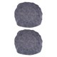 thumbnail image 1 of 2 Piezas Universal Spandex Stretch Office Swivel Chair Seat Slipcover Gris Oscuro, 1 of 5