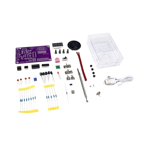 Kit De Radio FM: Proyecto Educativo Creativo De Bricolaje Para Principiantes Y Adultos Con Concha