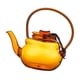 thumbnail image 2 of Tetera china de vidrio de borosilicato alto, tetera de Kung Fu, tetera ligera a prueba de calor de 200ml para regalos de inauguración de la casa , AMARILLO, 2 of 5