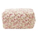 thumbnail image 4 of Bolsa De Cosméticos Con Estampado Floral Para Mujer, Bolsa De Maquillaje De Viaje Para Pinceles, Herramientas, Aparador, Rojo Y Verde, 4 of 5