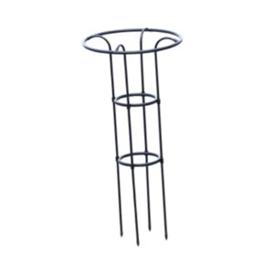 Ioensy - Enrejado De Metal Para Jardín, Enrejado Para Plantas Trepadoras, Flores, Enredaderas, 100 Cm, Color Negro