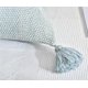 thumbnail image 2 of Funda De Cojin 45x45cm Estilo Nordico Boho Algodon Larentia Celeste, 2 of 8