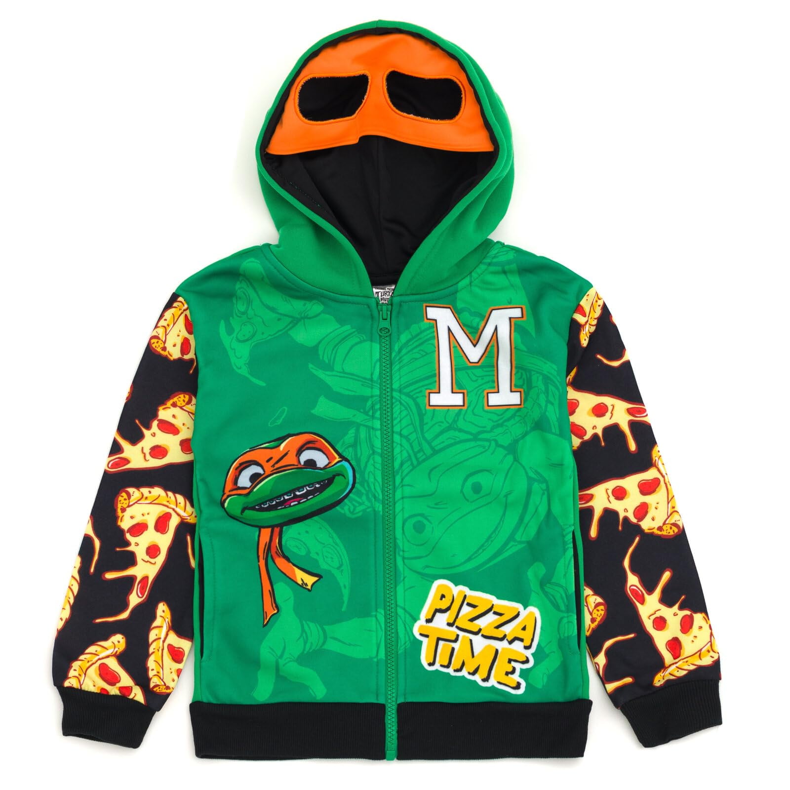 Sudadera Con Capucha Teenage Mutant Ninja Turtles Michelangelo Green 5t