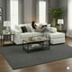 thumbnail image 1 of Seccional Libre disposicion Baco Blanco con resortes full comfort plus&nbsp;, 1 of 4