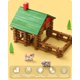 thumbnail image 4 of Construyendo House Toy SainSmart Jr. Cabaña de madera, 110 unidades, 3 o más, 4 of 6