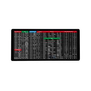 Magideal - Alfombrilla De Ratón Grande Para Juegos Almohadillas De Escritorio Protector Accesos Directos De Software De Oficina Para El Hogar Y La Oficina Almoha 80Cm X 30Cm 4Mm