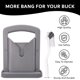 thumbnail image 5 of Cortador de Bagel ISOKO SOLUTIONS Acero Inoxidable Gris, 5 of 6