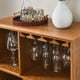 thumbnail image 3 of 31.5" Liquor Cabinet with Wine Glass Holder & Wine Rack & Adjustable Shelf, Wine Cabinet, Kitchen Coffee Bar Cabinet, Rustic Sideboard Buffet Cabinet with storage for Home Farmhouse Dining Room, 3 of 3