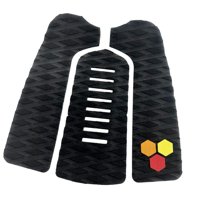 Ioensy - 3 Almohadillas De Tracción Para Tabla De Surf, Profesionales, Multiusos, De Eva, Color Negro