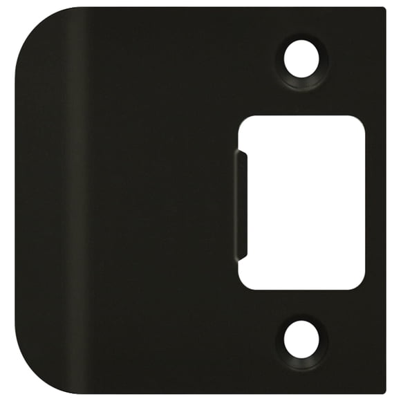 Placa De Cerradura Sp225 Con Labio Extendido 5 7 X 5 7 Cm Bronce Aceitado