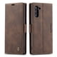 thumbnail image 1 of 1pc Flip Case For Samsung Galaxy S23 S22 Ultra Note 10 Note 20 Ultra Retro Magnetic Card Artificial Leather Wallet, 1 of 3