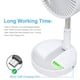 thumbnail image 5 of Ventilador portátil, recargable y plegable, 7200 mAh, blanco, 5 of 7