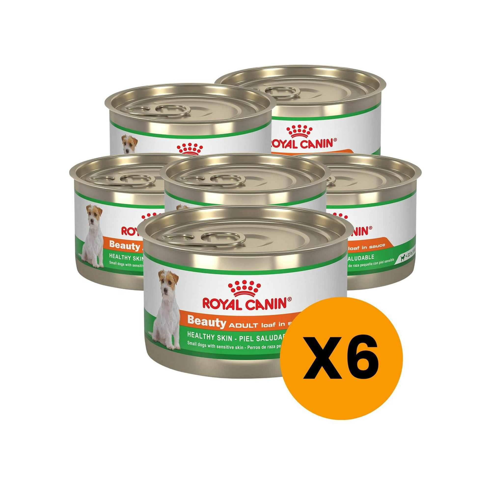 Royal Canin - Alimento Royal Lata Perro Adulto Beauty 150gr - Pack X6 Amarillo