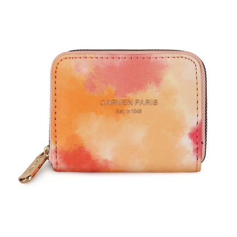 Carven Paris - Billetera De Mujer Sky Naranja Multicolor
