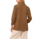 thumbnail image 3 of INSPIRE CHIC Blazers de pana para mujer elegantes y casuales con un botón, solapa, manga larga, chaquetas de traje de oficina con bolsillos XL marrón, 3 of 6