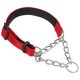 thumbnail image 1 of Collares de Cadena para Perros Uxcell, Collar para Perros sin Tirones Ajustable Reflectante de Nylon con Cadena de Acero Aleado, (S-16 Pulgadas, Rojo), 1 of 7