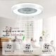 thumbnail image 3 of Ventilador de techo sin aspas HUMHOLD 24" con luz y control remoto por app, 3 of 8