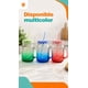 thumbnail image 3 of Vaso Bombilla Tapa Vidrio 400ML Reutilizable Multicolor, 3 of 12