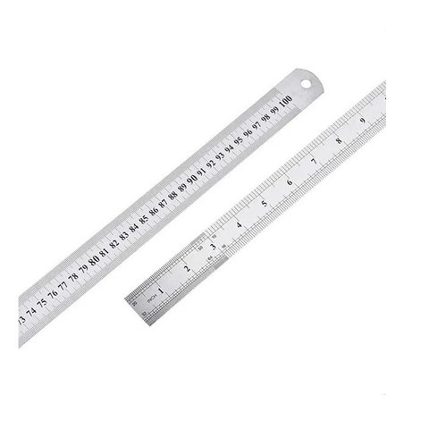 Master Prox - Regla Metálica Acero 100 Cm / 40 Pulgadas Flexible
