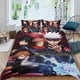 thumbnail image 2 of Kaisen Manga Conjunto de sábanas temático, trío de piezas, cómodo y amigable con la piel, diseño único, regalo de decoración para el hogar para familiares, amigos y fans,173cm *218cm, 2 of 6