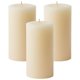 thumbnail image 1 of Pillar Candles Mister Candle Dripless, sin perfume, color marfil, 3 x 6 pulgadas, 1 of 7