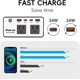 thumbnail image 3 of Inversor de corriente para coche PisFau 300 W 12 V a 110 V con USB-C y USB-A, 3 of 6