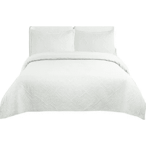 Genérico - Cubrecama Quilt Verano 1.5 Plaza + Funda