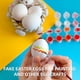 thumbnail image 3 of Huevos de Pascua falsos CALPALMY, 24 piezas, hiperrealistas, blancos, 3 of 6