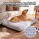 thumbnail image 2 of Dog Bed Large Size, Plush Washable Pet Bed Mat, Dog Crate Bed, 2 of 3