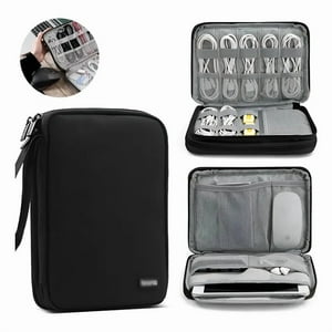 Genérica - Estuche Organizador De Cables Cargador Audífonos Bolso Viaje 19Cm*11Cm