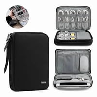 Genérica - Estuche Organizador De Cables Cargador Audífonos Bolso Viaje 19Cm*11Cm