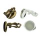 thumbnail image 4 of 24 Unids Clip On Pendientes Hallazgos Ajuste 12mm Cabochon Ajustes DIY Joyería artesanal, 4 of 5