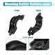 thumbnail image 5 of Unique Bargains 2 piezas Soporte de Montaje Aislante Superior del Radiador para Kia Sportage 2005-2010 Negro No.25334-2E000, 5 of 6