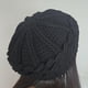 thumbnail image 2 of Boina Patagonica a Crochet Negra, 2 of 2