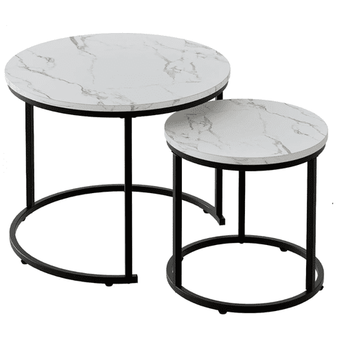 Casa Vinte - Set Mesas De Centro Nido Marmolada Tivoli