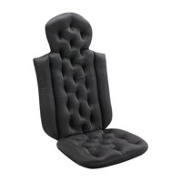 Bothyi - Almohada De Baño Con Potentes Ventosas, Cómodo Cojín Para Spa En Remojo, Color Negro