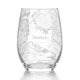 thumbnail image 1 of Copa de vino sin tallo Well Told Mapa de Boston 444 ml transparente, 1 of 5