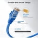 thumbnail image 4 of Cable Ethernet Matters Cat 6, 10 Gbps, 8 pies, azul, paquete de 5, 4 of 9