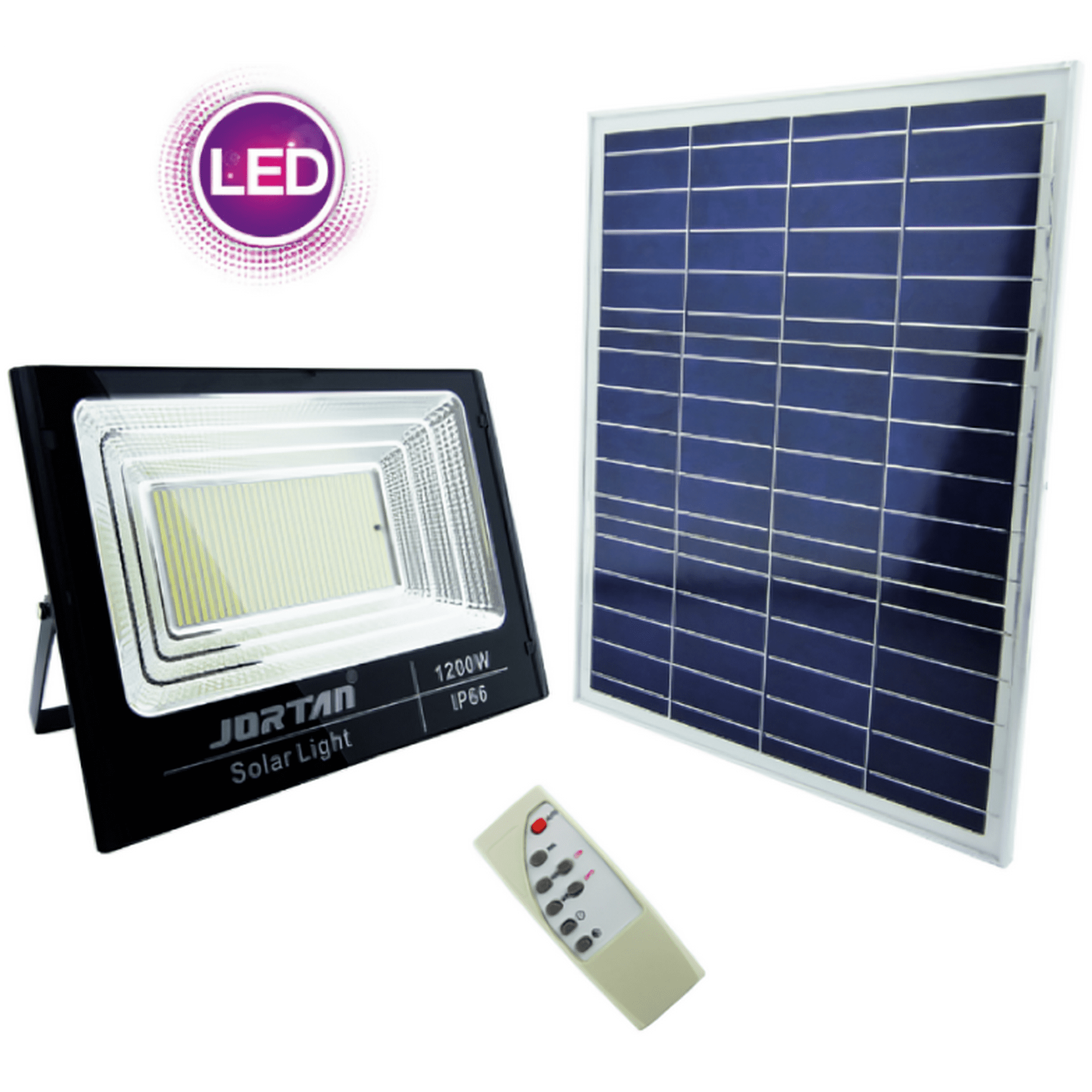 Genérico - Proyector Solar 1200w 930 Led 50x36cm