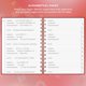 thumbnail image 3 of Libro de Contraseñas Clever Fox Mediano Rojo con Espiral, 3 of 7