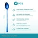 thumbnail image 2 of 4 cucharas de té helado de mango largo, cucharas para mezclar cócteles, cucharas de café de acero inoxidable (cabeza de cuchara ovalada), 2 of 6