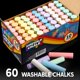 thumbnail image 2 of Juego de tizas para acera JOYIN, 60 unidades, lavables para exteriores, tamaño Jumbo, 2 of 7
